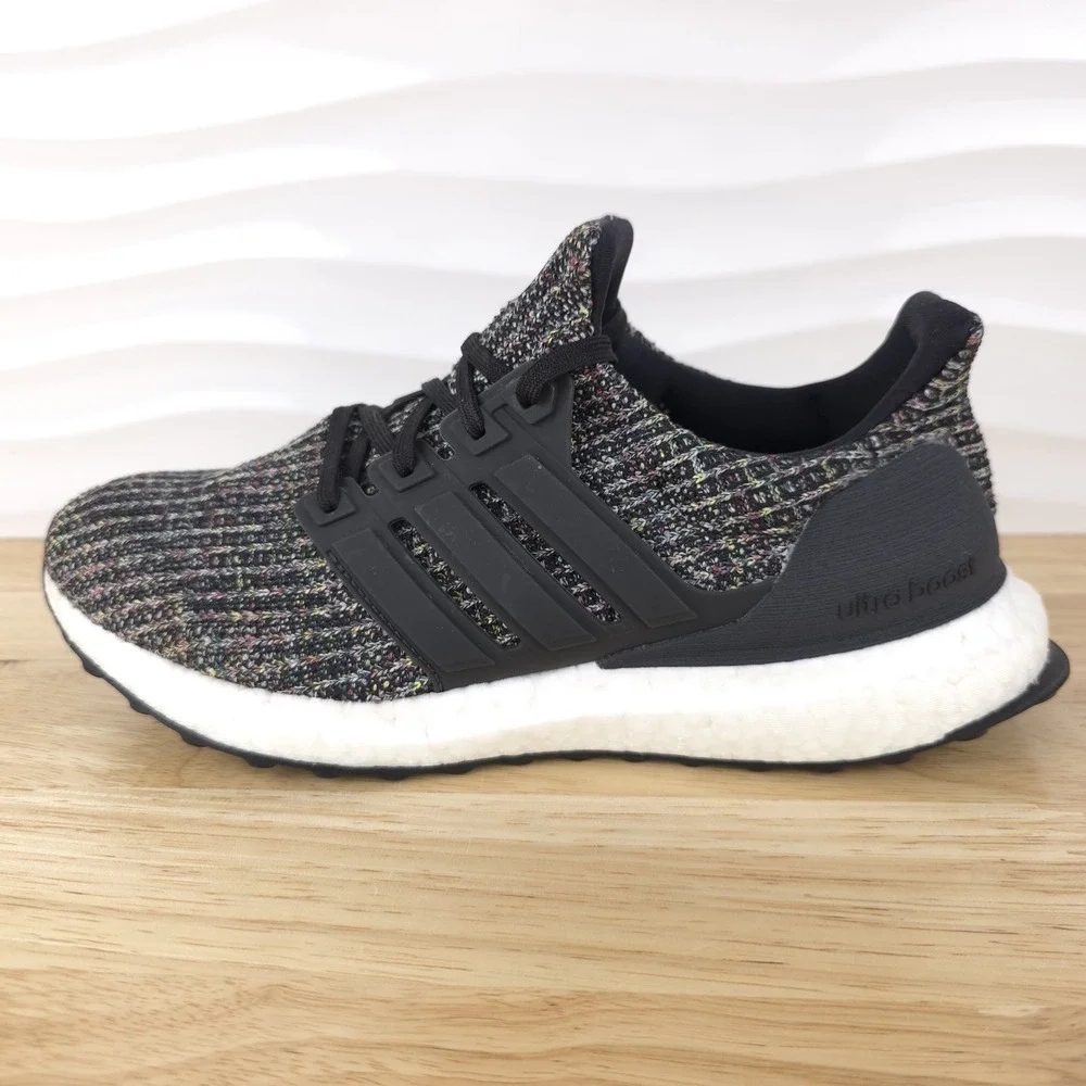 Adidas‎ Ultra Boost 3.0 Sneakers Womens 8 Youth 6.5 Core Black Carbon Ash Shoes